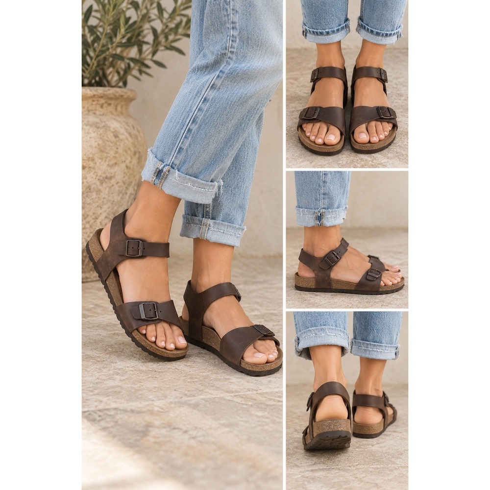 Birkenstock Hippie Cottagecore Milano Dar Sandals Women's Size 8 Slingback Cork